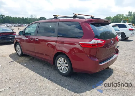 2016 Toyota Sienna Xle Premium 7 Passenger из США, поврежденный, VIN 5TDDK3DC9GS132893